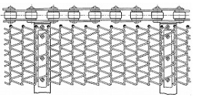 熱処理用コンベヤーベルト（チェーン駆動）